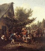 DUSART, Cornelis Village Feast dfg oil painting